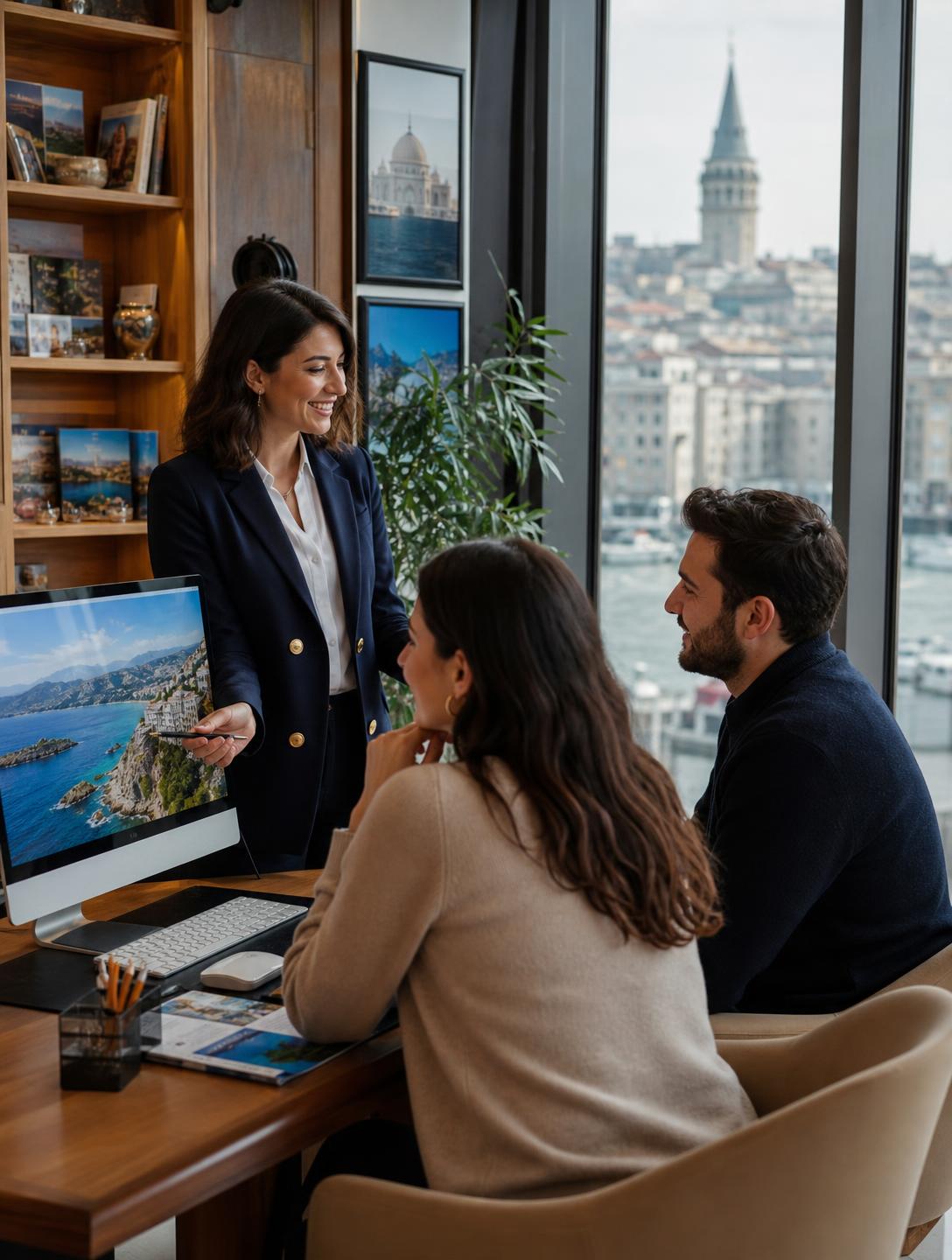 Acente yöneticileriyle yapılan danışmanlık görüşmesi